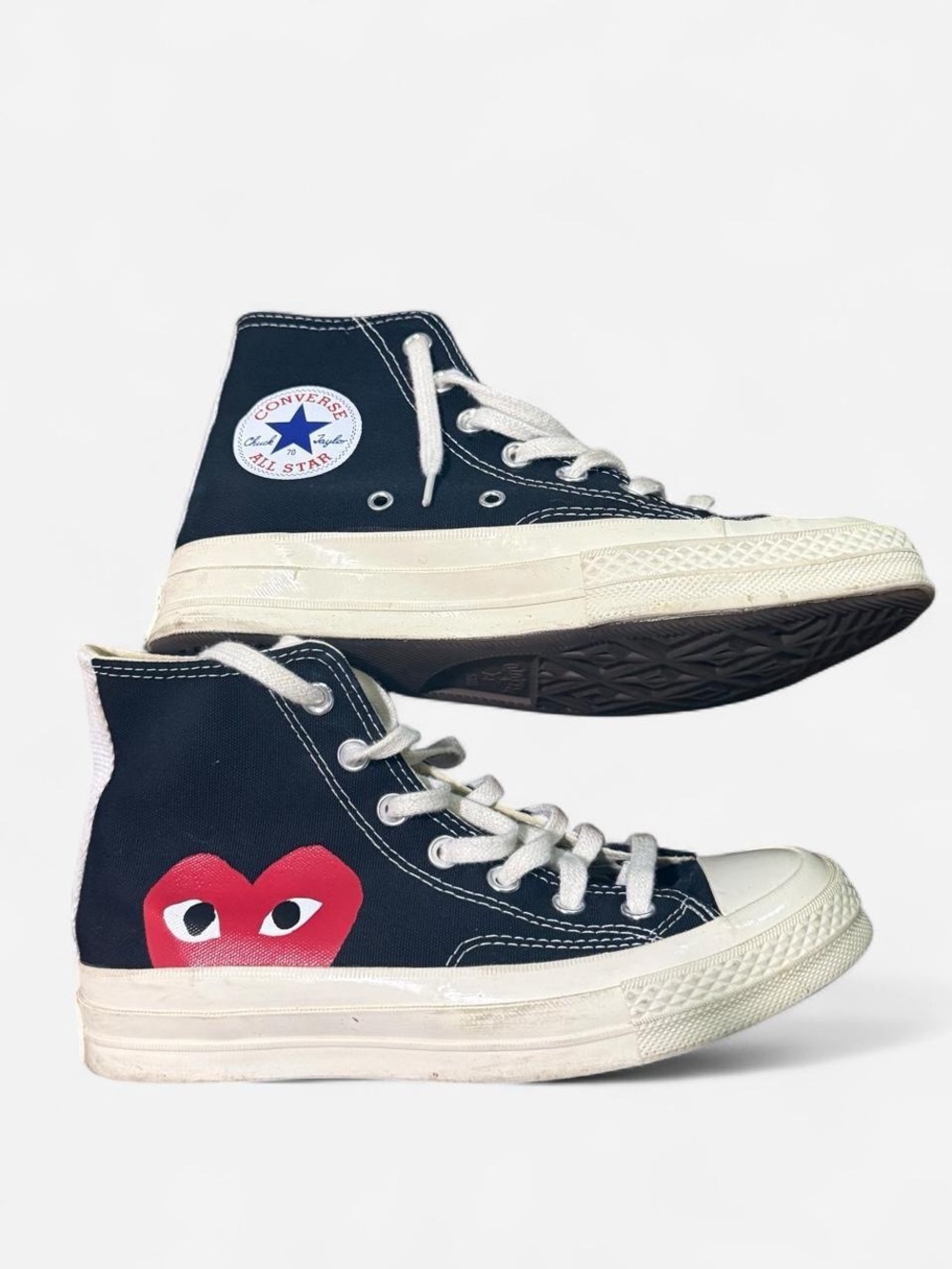 Converse x PLAY Comme des Garçons Black High-Top Sneakers
